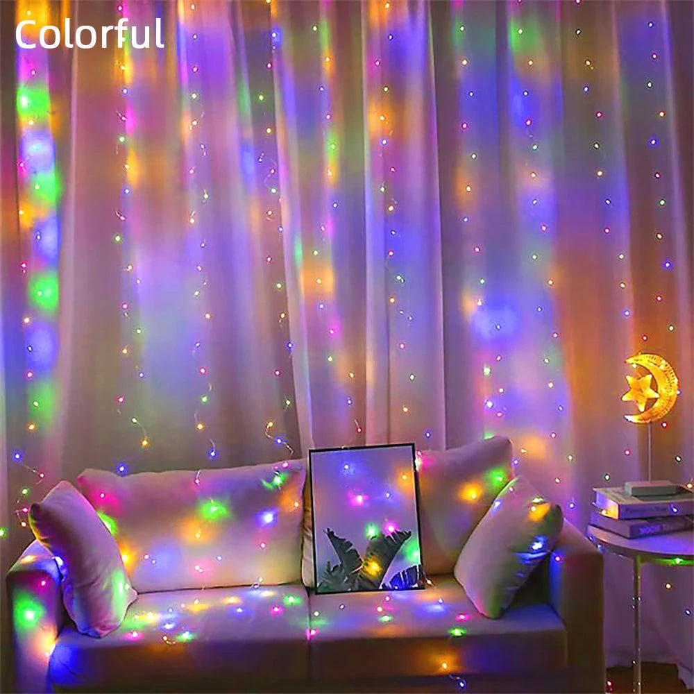 LED Curtain Lights With Remote Control