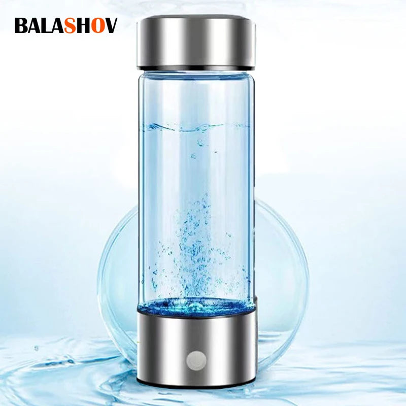 Hydrogen-Rich Water Cup Electric Titanium Quality Filter Portable Antioxidant Lonizer