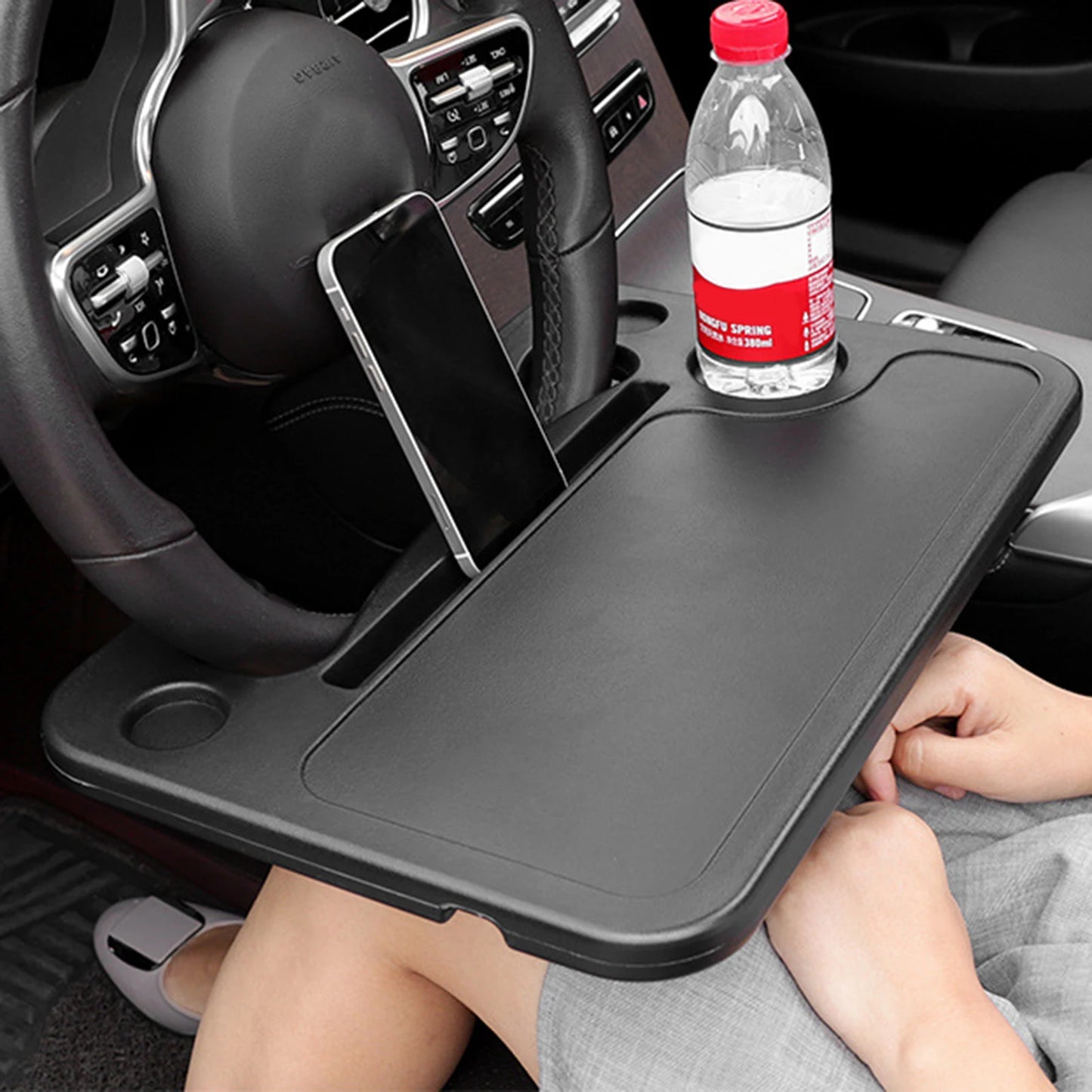 New Universal Car Table Steering Wheel Eat Work Cart Drink Coffee Holder Tray Laptop Computer Desk Stand Seat Table car accesory