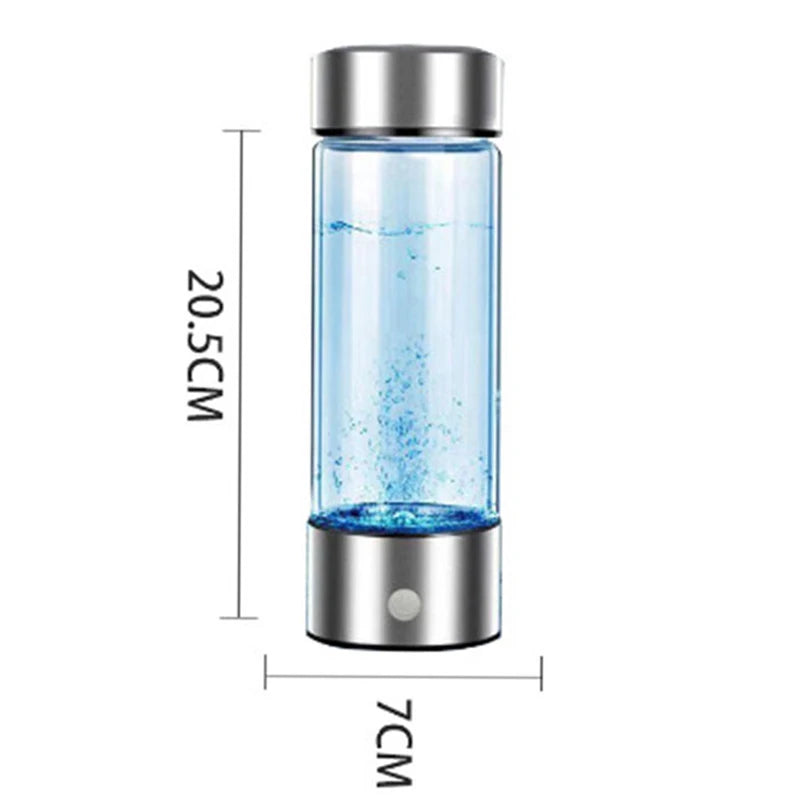 Hydrogen-Rich Water Cup Electric Titanium Quality Filter Portable Antioxidant Lonizer